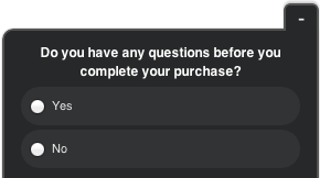 Exit survey questions for an e-commerce store using Qualaroo