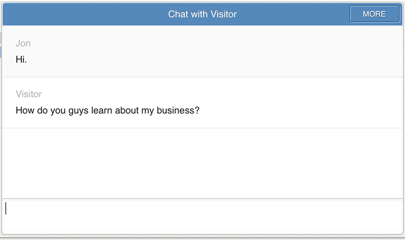 live chat tactics chat